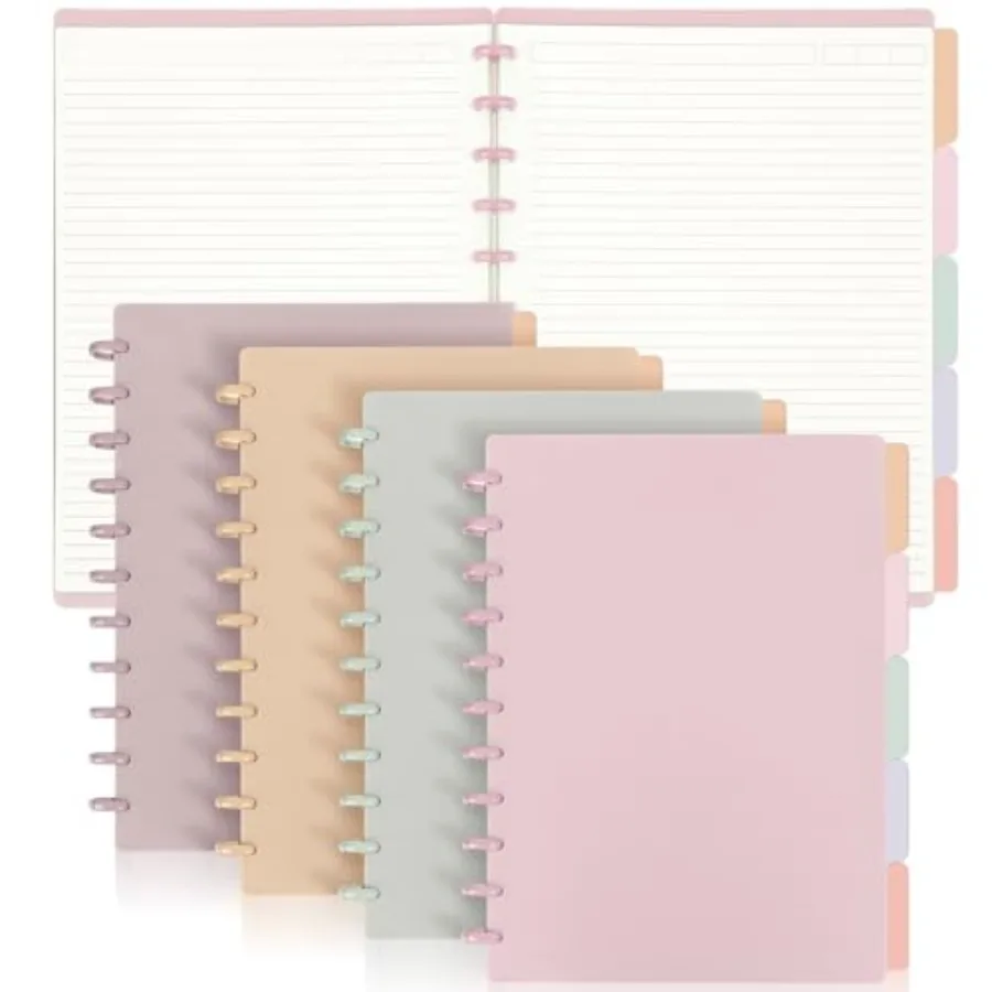 4 Sets Discbound Notebook 8.5
