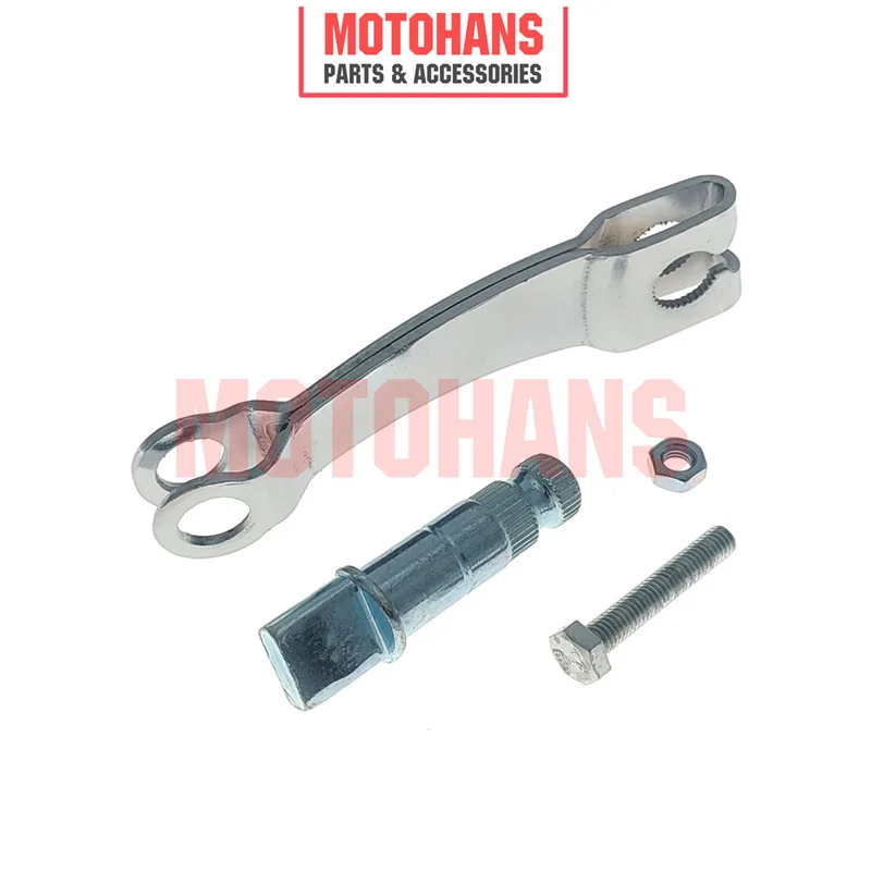 MOTORCYCLE REAR BRAKE ARM WITH BRAKE AXLE AND BOLT MOTORCYCLE ACCESSORIES FOR SUZUKI GN125 HJ125-7 GS125 EN125