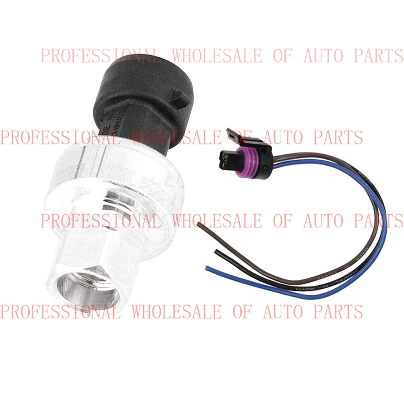 V+ A/C Refrigerant Pressure Switch Sensor&Connector 13587668 For GM Buick Chevrolet