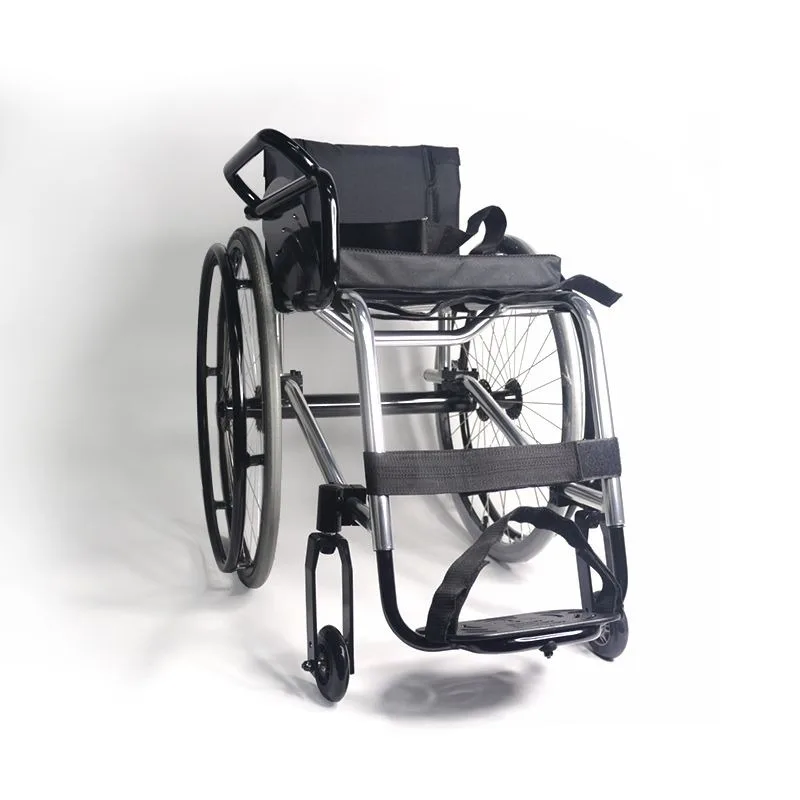 

Manual Sports Fencing Wheelchair Adaptive Durable Aluminum Frame 19'' Seat Floor Height 100kg Load Capacity 13Kg Lightweight CE
