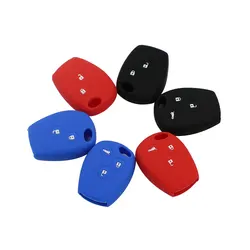 Silicone Car Key Case Cover 2 Buttons for Renault Kangoo DACIA Scenic Megane Sandero Captur Twingo Modus 2/3 Buttons