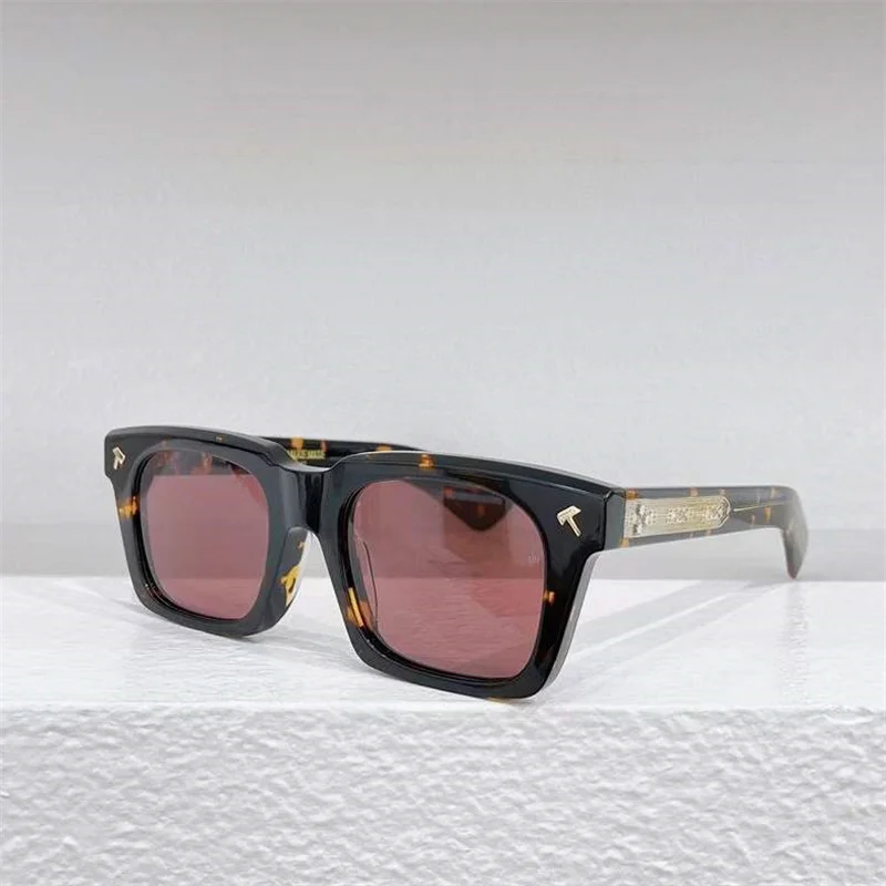 

Acetate Designer Anti-reflection JMM QUENTIN Women Brand Original Box Outdoor UV400 Top Rectangle Sunglasses Colorful lens