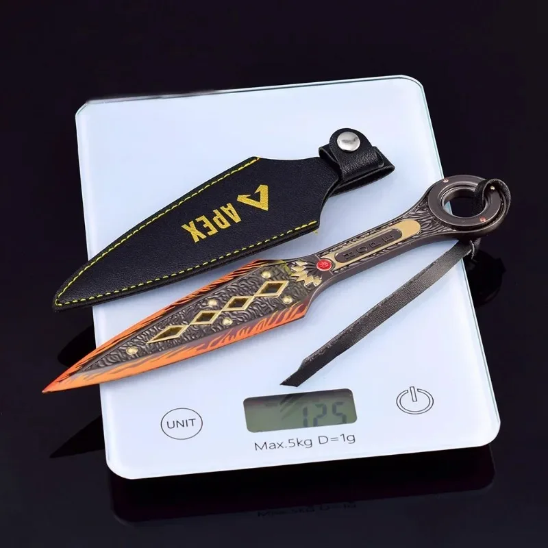 22cm Wraith Kunai Heirloom Weapon Game Peripherals Metal Katana Ninja Swords Rotatable Melee Weapon Model Gifts Toys Collections