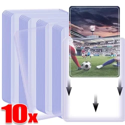 10/1PCS Transparent PVC Toploaders Protective Sleeves Collectible Trading Basketball Sports Cards Game Cards ID Card Case