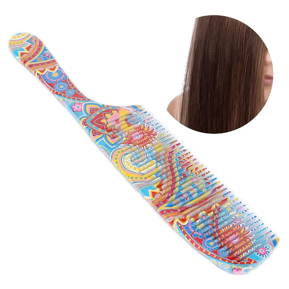 Professional Lightweight Detangling Comb Grooming Styling Comb Fine Tooth Comb Curly Hair Use