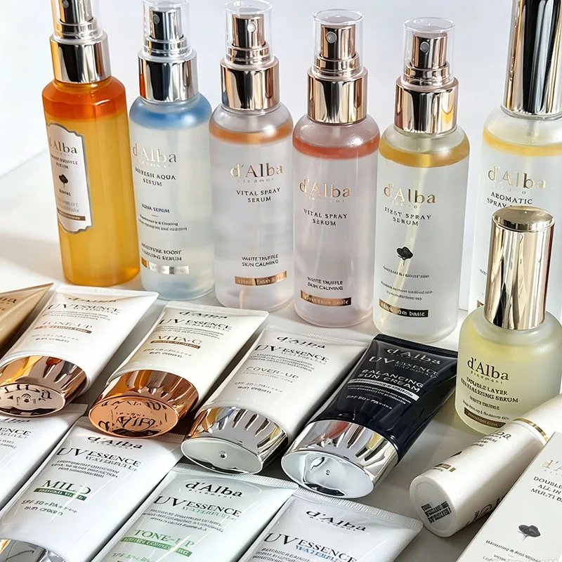 Hot Brand D'Alba Fresh and Non-greasy 50mL Sunscreen Lotion Texture Essence Waterfull Rapid Film-forming Skin Care Products‌