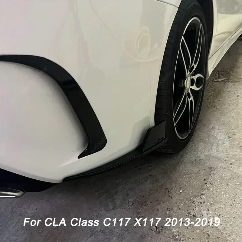 

Задний бампер Splitter Canard Protector, боковой спойлер, комплекты кузова для Mercedes Benz CLA Class W117 C117 X117 CLA45 AMG 2013-2019