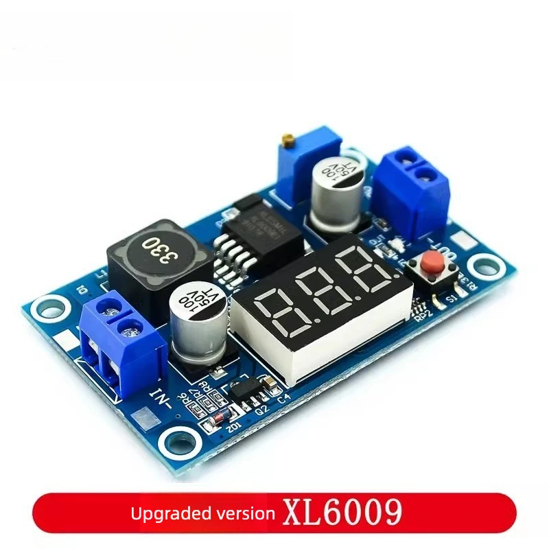 

2pcs Upgraded XL6009 DC DC Boost Converter 5 32V to 5 40V 4A with Digital Display for Arduino DIY