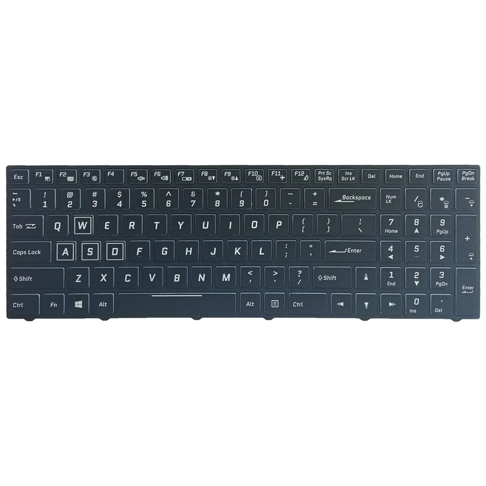 

New US Keyboard RGB Backlit English Layout for Clevo N850 N857Hj Cvm15F23Usj430D Black Cvm15F2300J430M