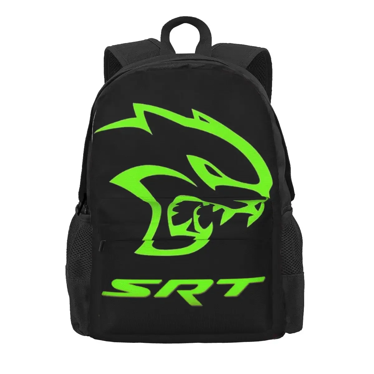 Dodge Hellcat Srt ransel Logo tas buku anak laki-laki perempuan tas sekolah siswa ransel Laptop anak kartun tas bahu