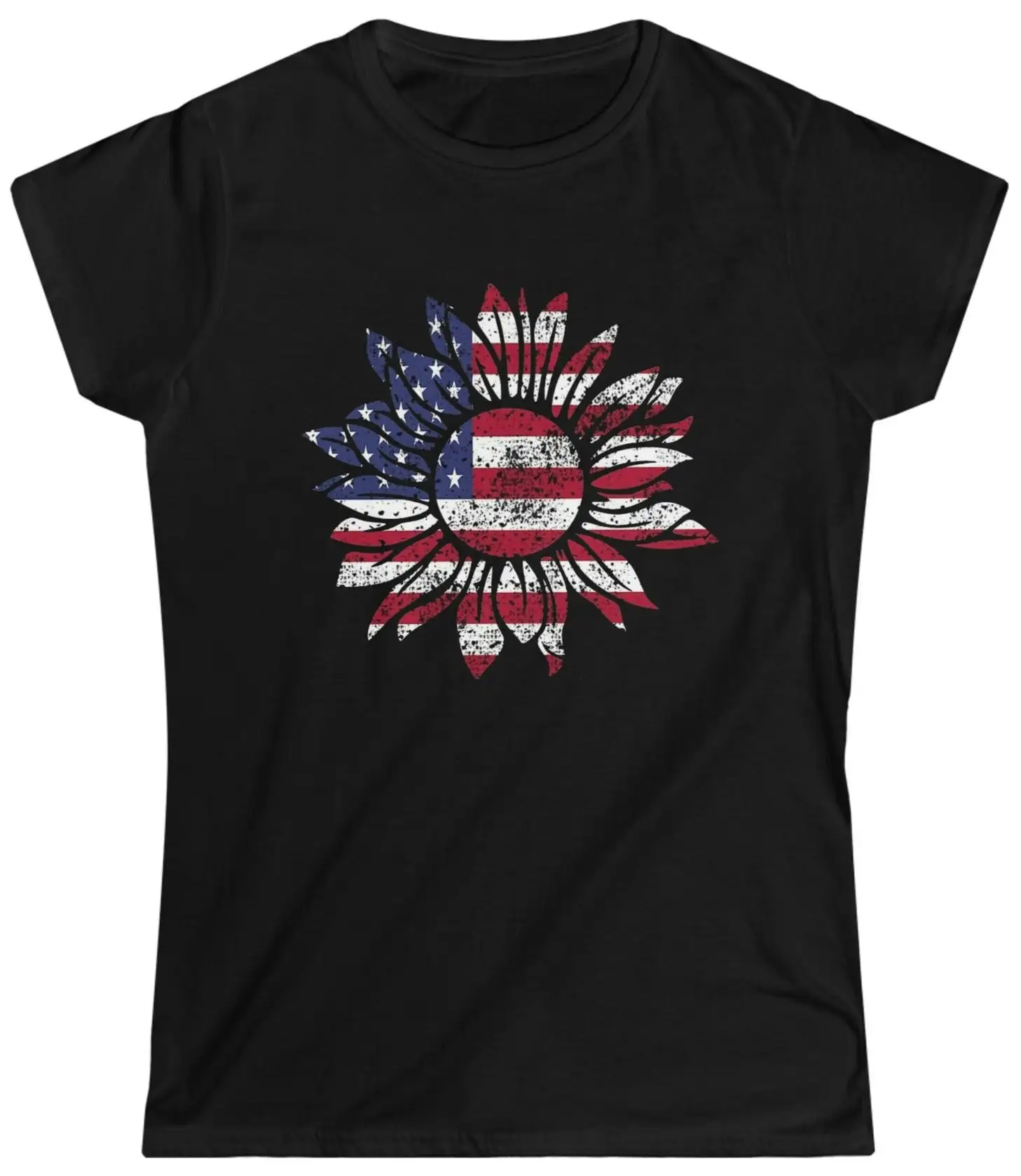 

Женская футболка America Sunflower