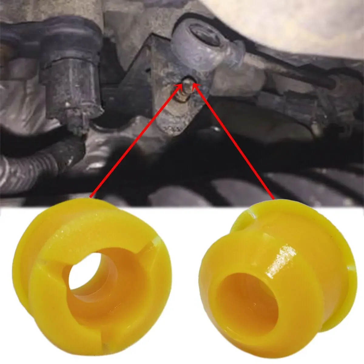 2PCS for Jeep Compass Patriot Wrangler Shift Cable Bushing Shifting Fix Gear Selector Change Lever Linkage Pivot Grommet Parts