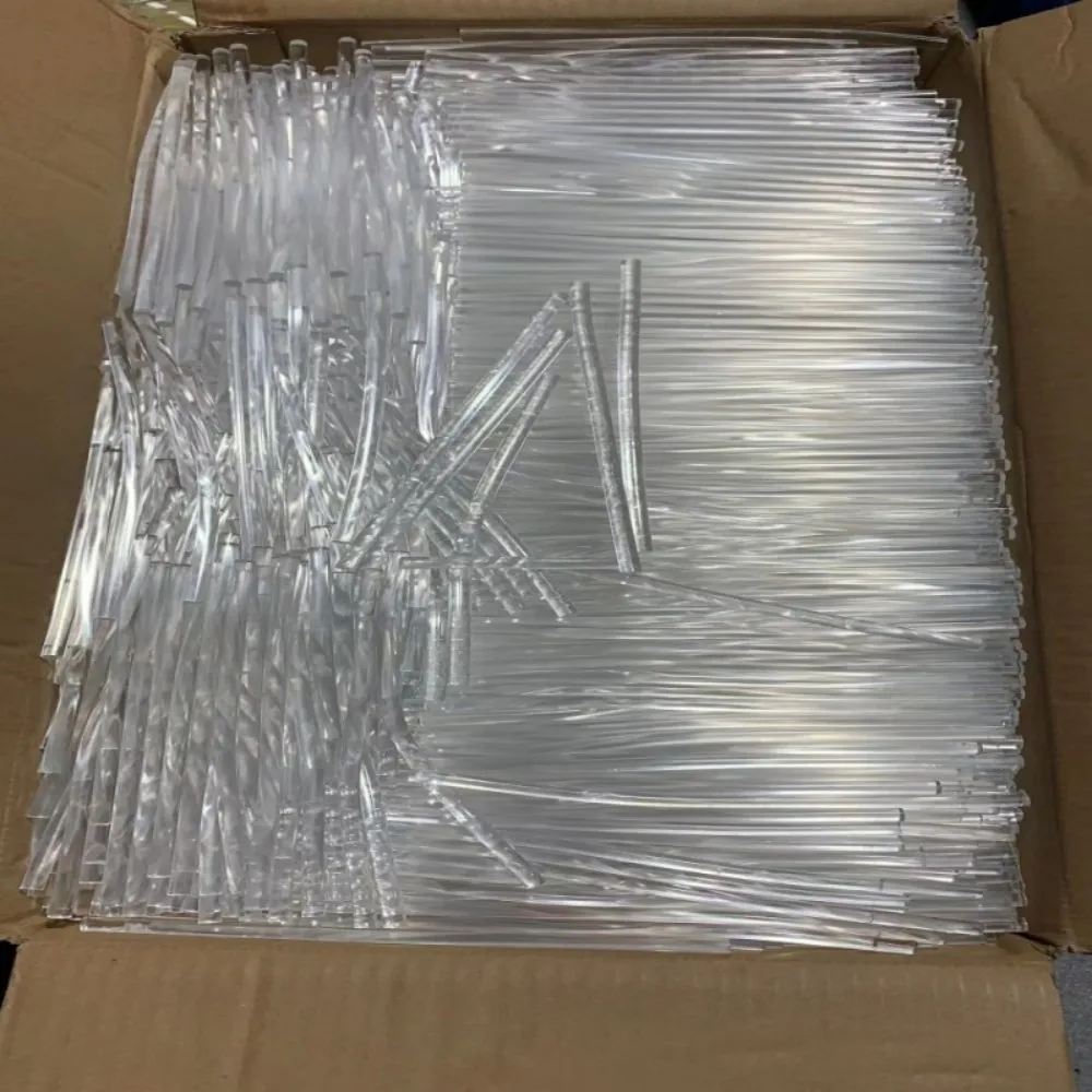 15Pcs/Set Pure Transparency Hot melt glue stick Clear Transparent Rubber Strip Special for Wax Paint 7mm