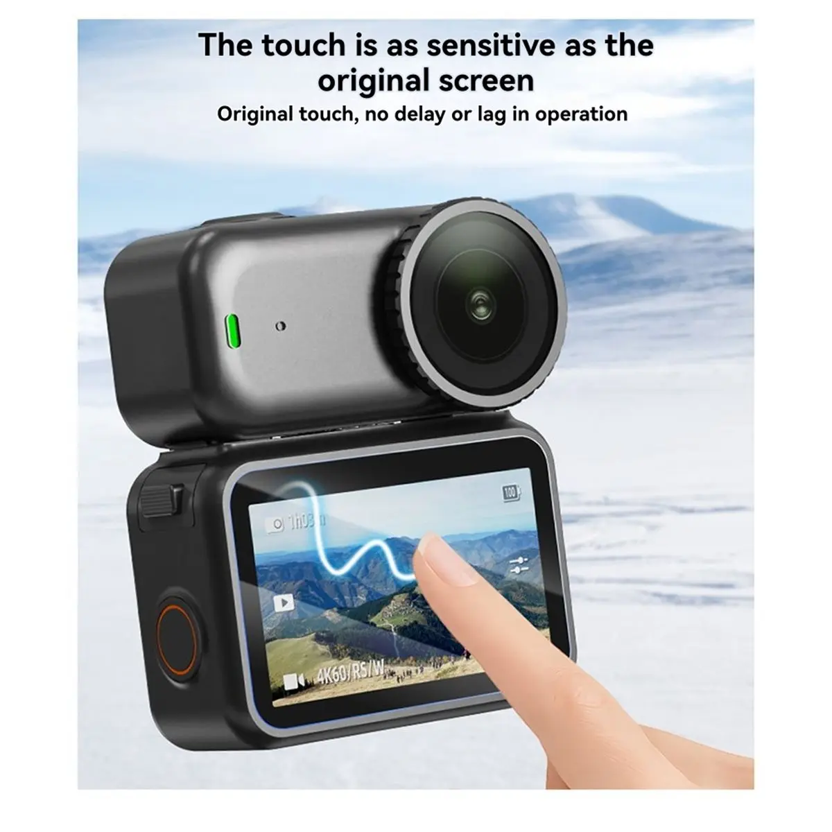 fine Tempered Glass Screen Protector for DJI Osmo Nano Anti-Scratch Protective Film Easy Installation Camera Accessory