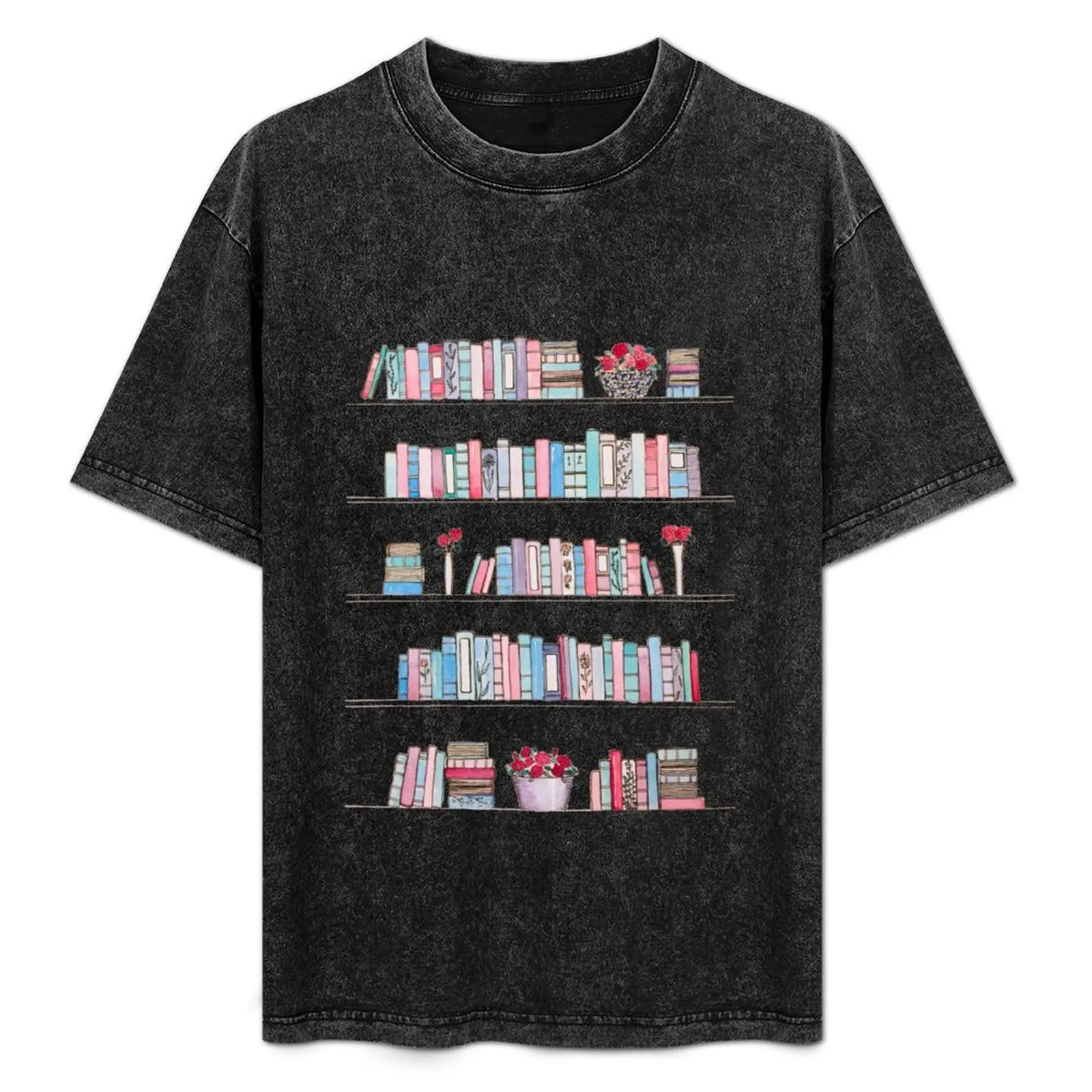 

Springtime Bookcase T-Shirt man tshirt t shirts for man cotton T-Shirt