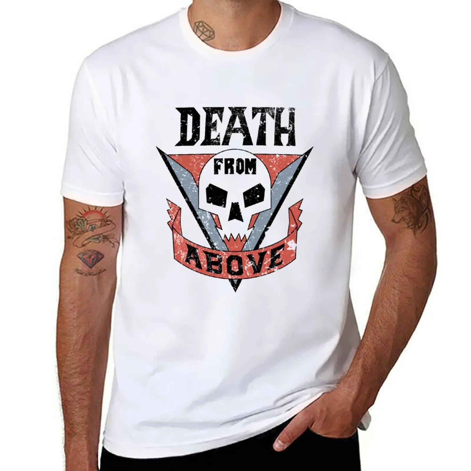 

Starship Troopers - Death From Above T-Shirt Basic Tee Shirt for Everyday Outfit