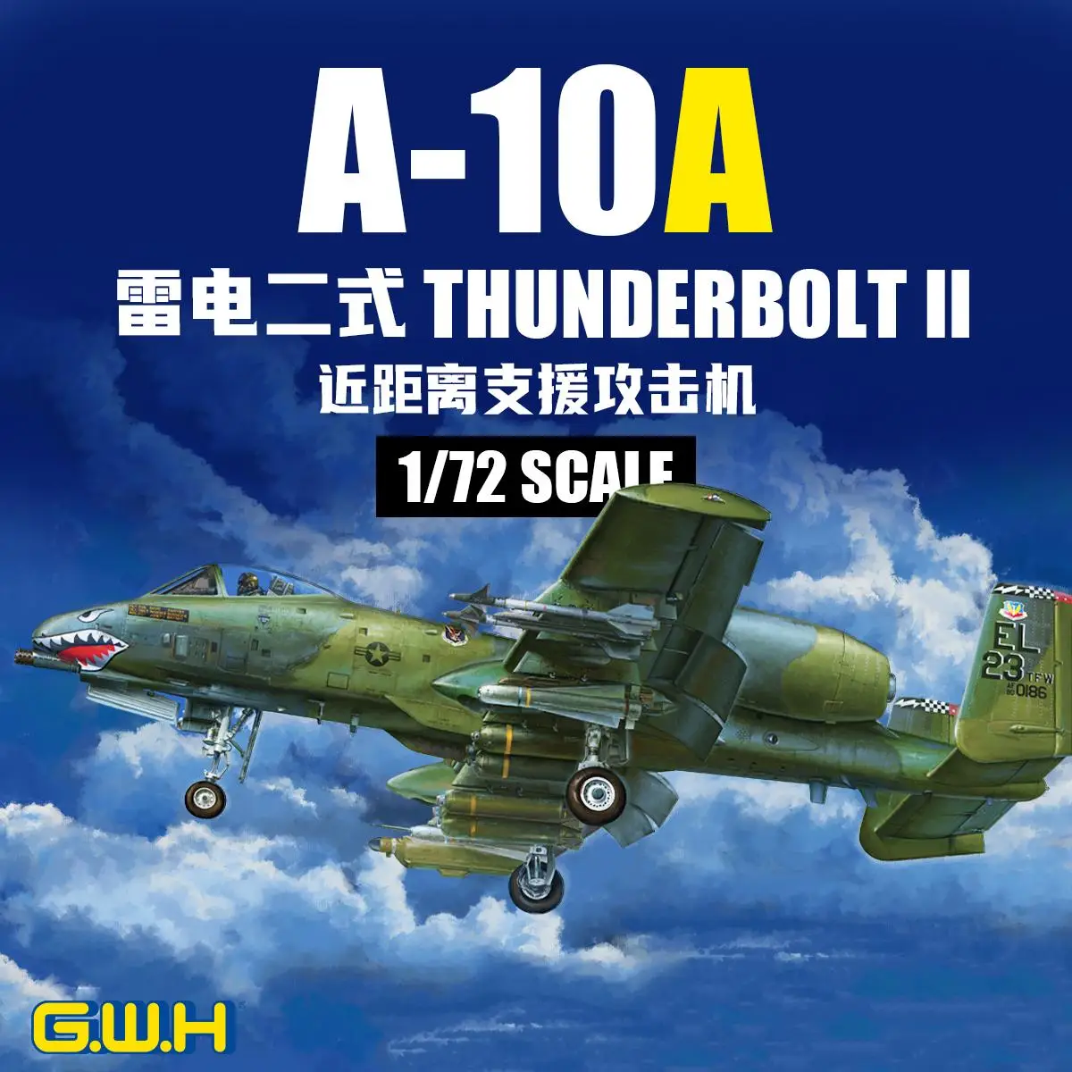 

Great Wall Hobby L7216 1/72 A-10A Thunderbolt II Attack Aircraft Close Air Support Assembly Model Kit
