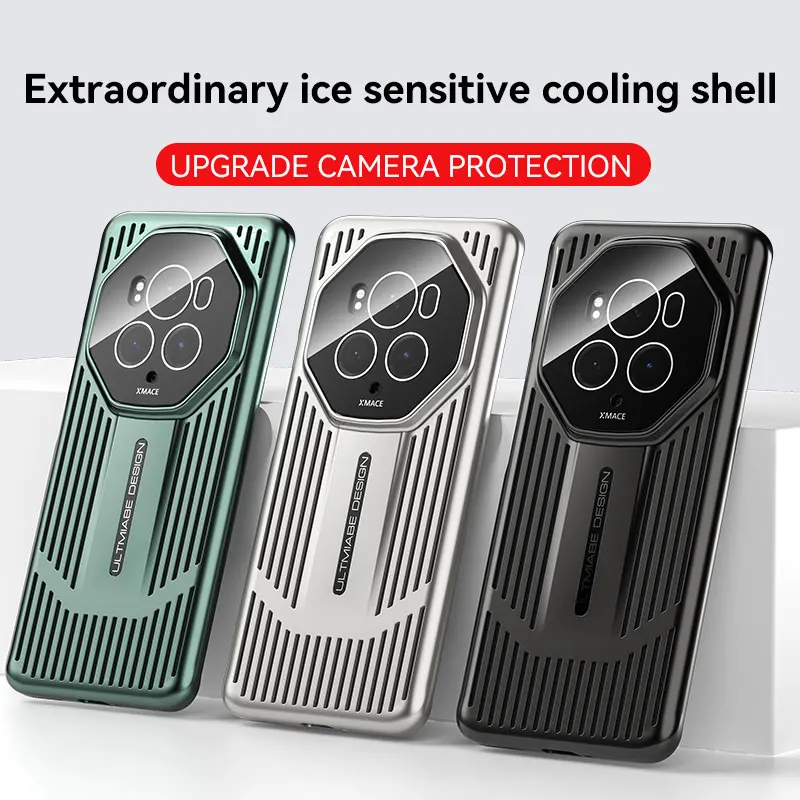 Cool Heat Dissipation Plastic Phone Case For Honor Magic 6 Pro Matte Hard Cooling Holllow Ventilate Camera Lens Cover