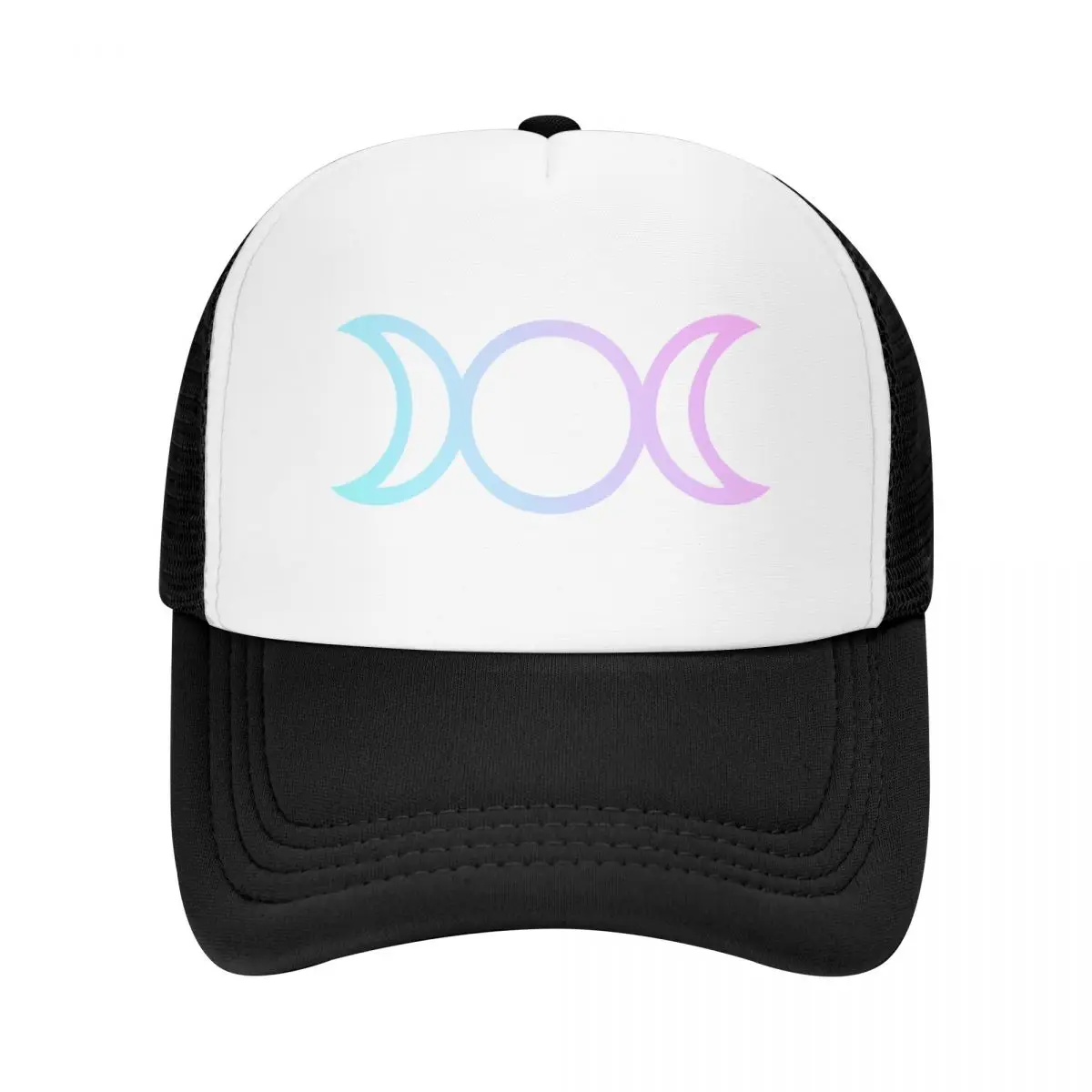 Triple Moon Wiccan Wicca Goth Aesthetic Halloween Pastel Baseball Cap Fluffy Hat Luxury Man Hat tea Hat Male Women's