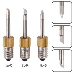 Soldering Tips USB Soldering Iron Head Replacement Soldering Iron Tips Welding Head For E10 Interface Welding Rework Accessories