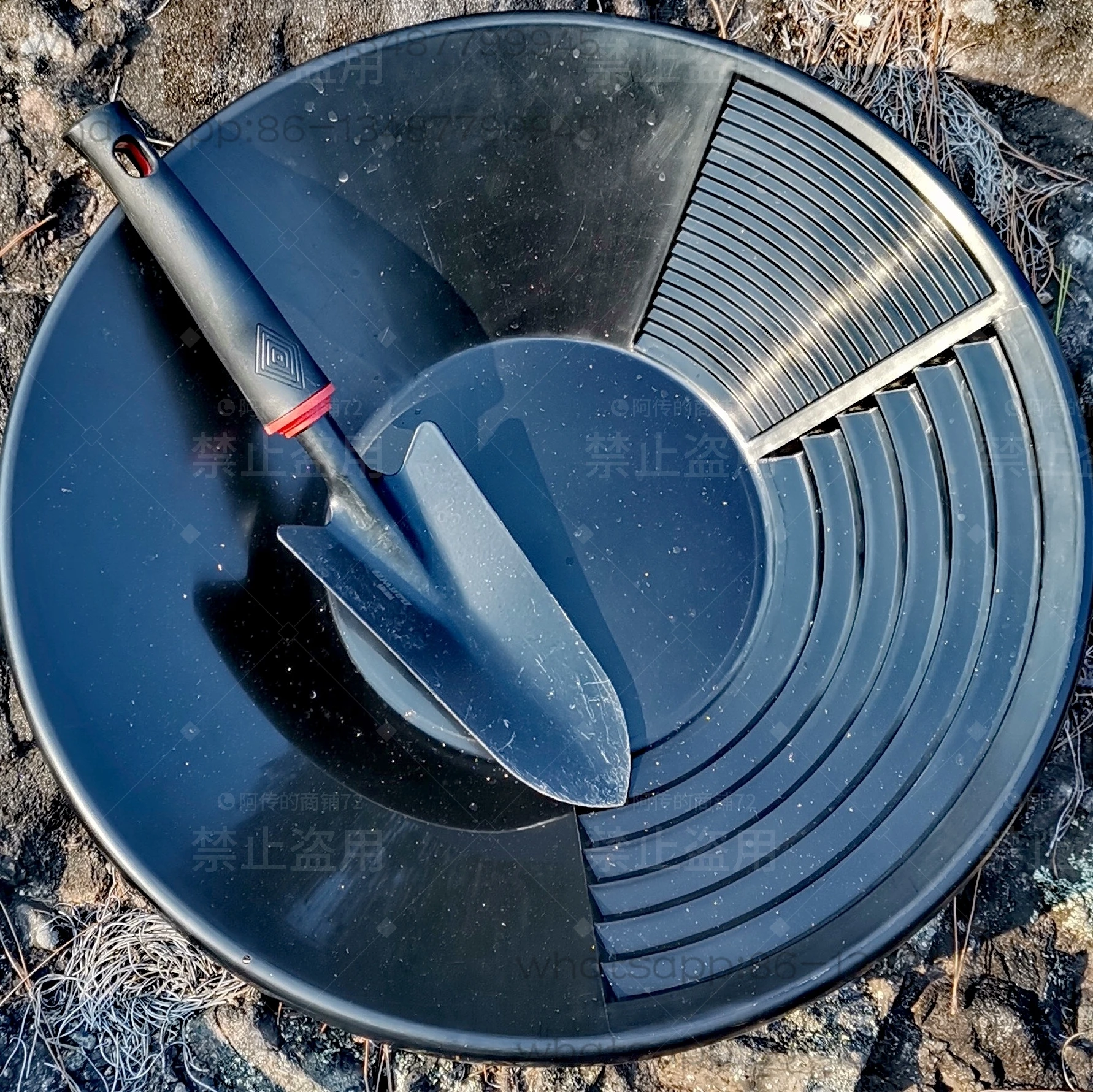 

Professional Gold Panning Basin Artifact Hand Crank Tool Special Gold Washing Basin Beginner Gold Basin Large