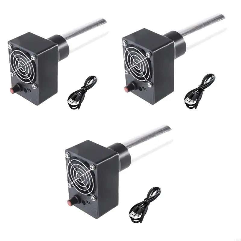 Adjustable Speed BBQ Air Blower Fan With USB Cable Stainless Steel Nozzle For Outdoor Cooking Electronics Cooling JOMD