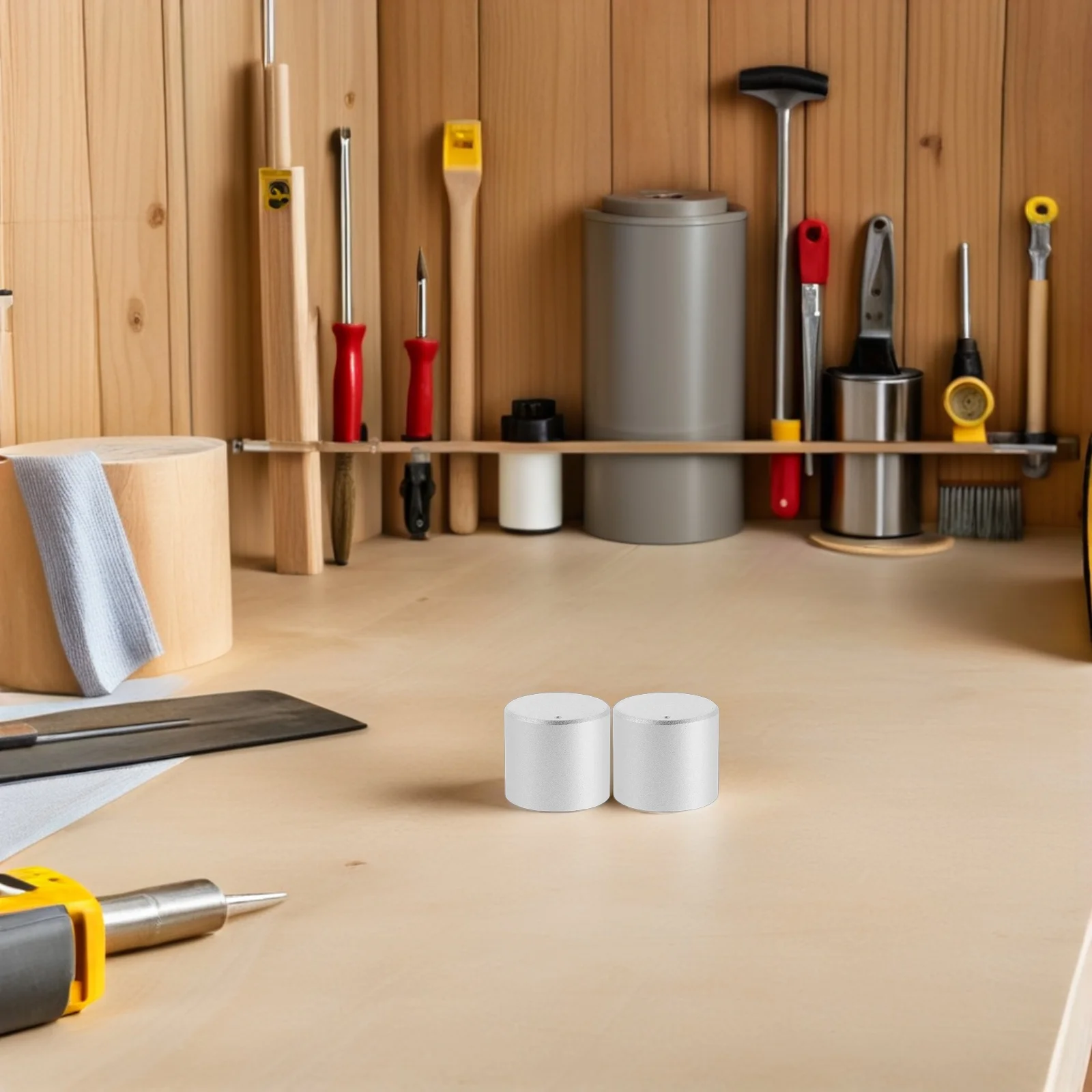 

2Pcs 6mm Aluminum Alloy Guitar Potentiometer Knobs Round Dome Design for Electric Guitar Volume Tone Adjustment Accessories