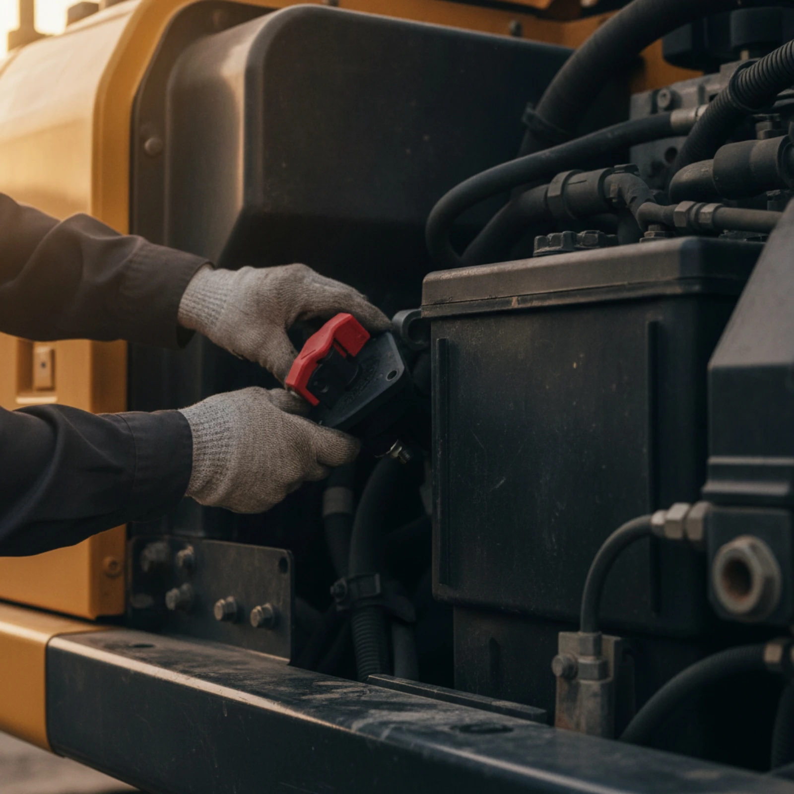 Manual Rotary Battery Disconnect Switch Heavy-Duty Battery Switch with Rotary Lever Corrosion-Resistant High-Performance