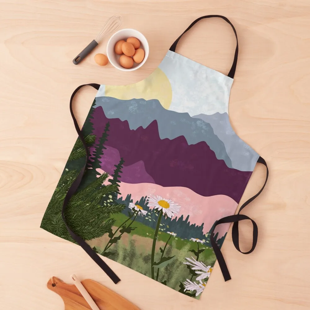 

To The Mountains Apron for kitchen useful christmas kitchen cloths Apron