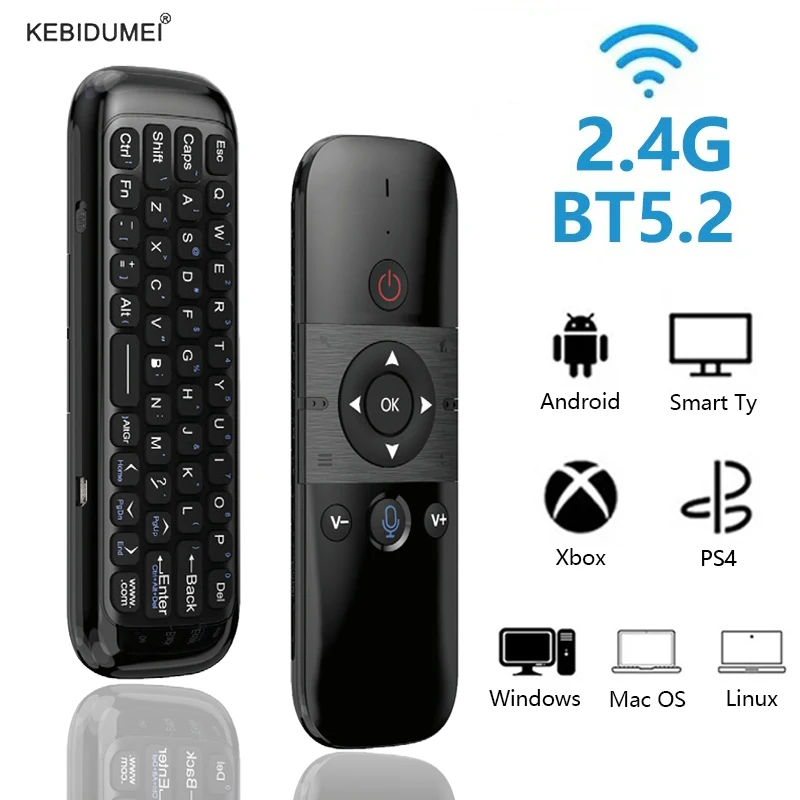 Bezprzewodowa mysz M8 Air Voice Mouse 2.4G z podwójnym trybem Bezprzewodowa klawiatura Bluetooth z akumulatorem Pilot do Smart TV Android TV Box