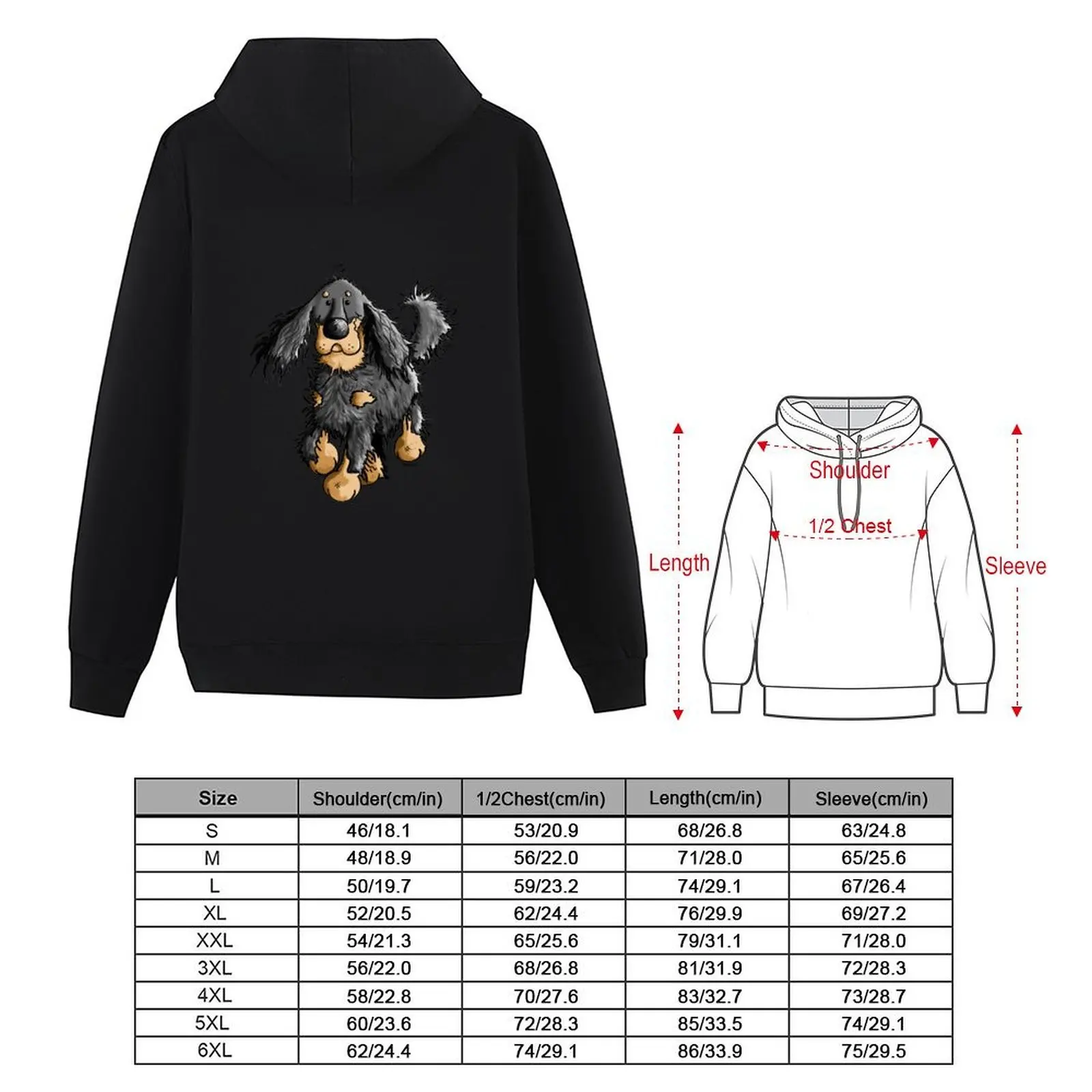 Running Gordon Setter - Dog - Dogs - Gift Funny Cute Hoodie anime clothing men's sweat-shirt graphic hoodies #4