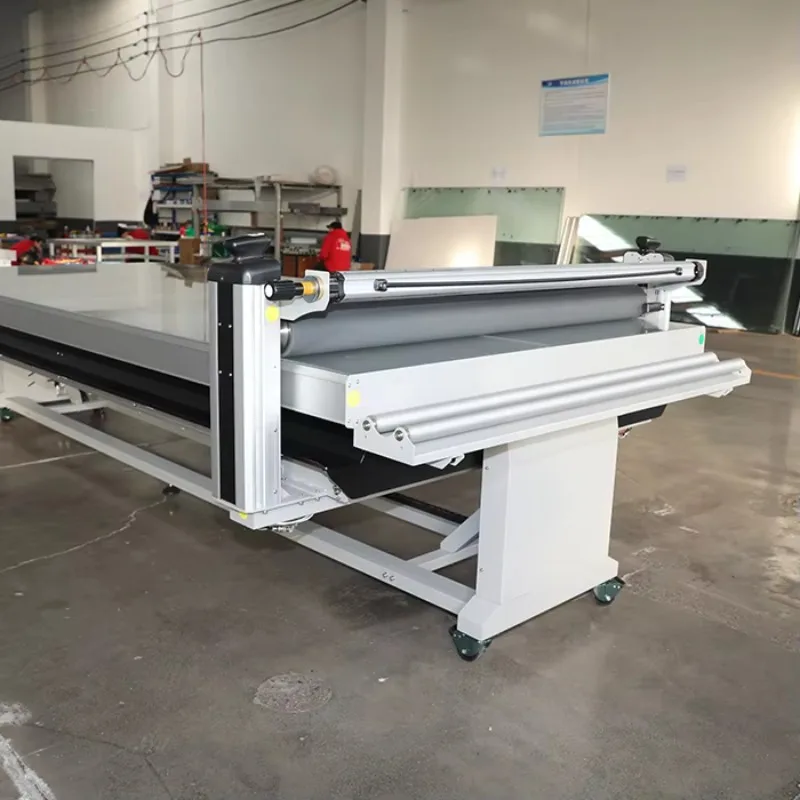 LF1732-B4 Pneumatic Wood Flatbed Lamination Table With Motor 5x125.9ft Max Lamination Dimensions