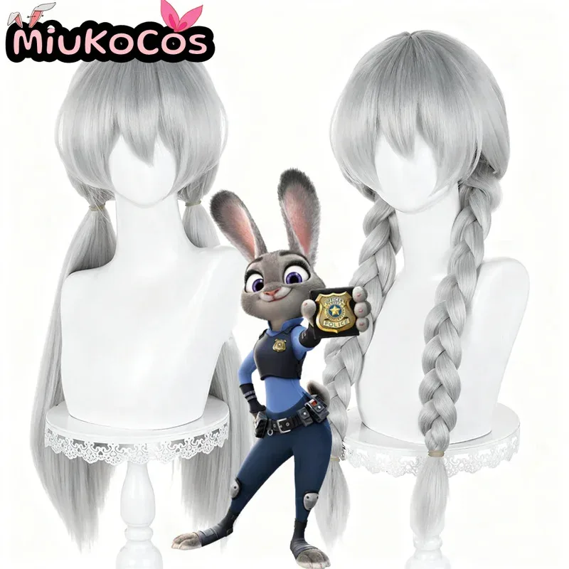 EN STOCK Judy Hopps Peluca MiukoCosplay Película Zootopia 2 Cosplay dt'99