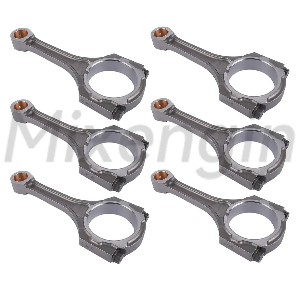 1GR-FE 6 قطعة مجموعة قضيب توصيل المحرك لتويوتا 4 عداء IV FJ كروزر لاند كروزر برادو تاكوما تندرا 4.0 V6 الغاز 13201-39235