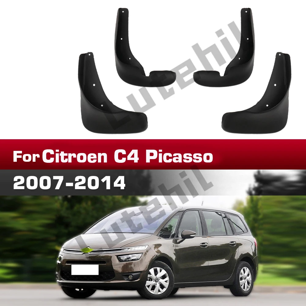 Für Citroen C4 Picasso 2007 2008 2009 2010 2011 2012 2013 2014 Kotflügel Schmutzfänger Spritzschutz Kotflügel Schmutzfänger Autozubehör