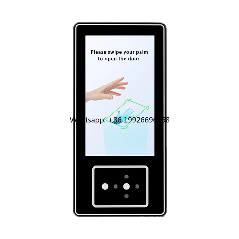 

5 Inch Palm Vein Recognition Biometric Access Control Terminal WiFi Support SDK OEM/ODM with Palm Print Time Attendance System