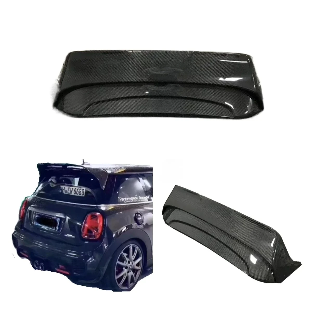 

Спойлер в стиле AG, спойлер из углеродного волокна подходит для BMW Mini F55 F56