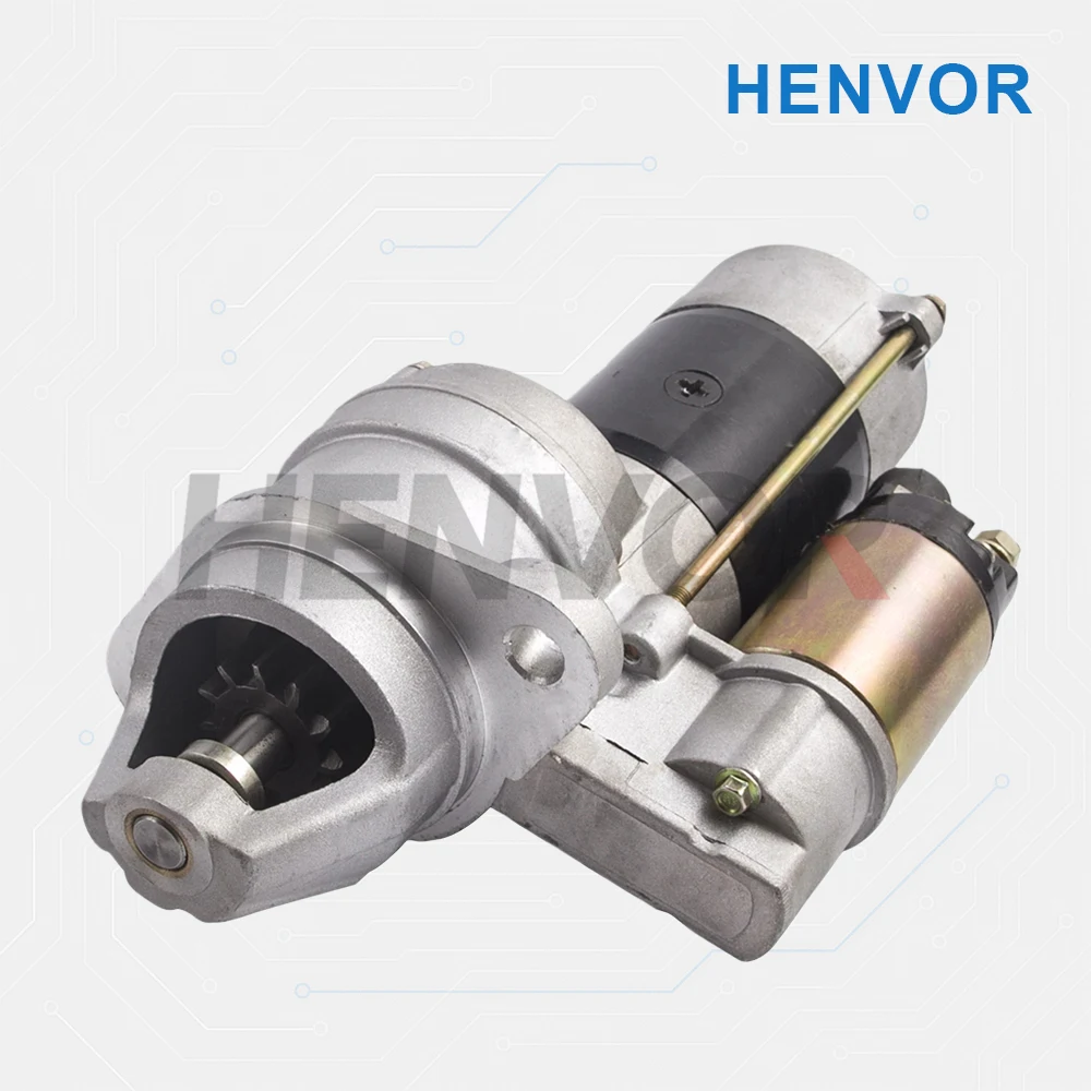 11 Teeth QDJ1312D 12V 3.8KW Engine Starter Motor for Diesel Generator, Electric Genset Accessories, Fast Start