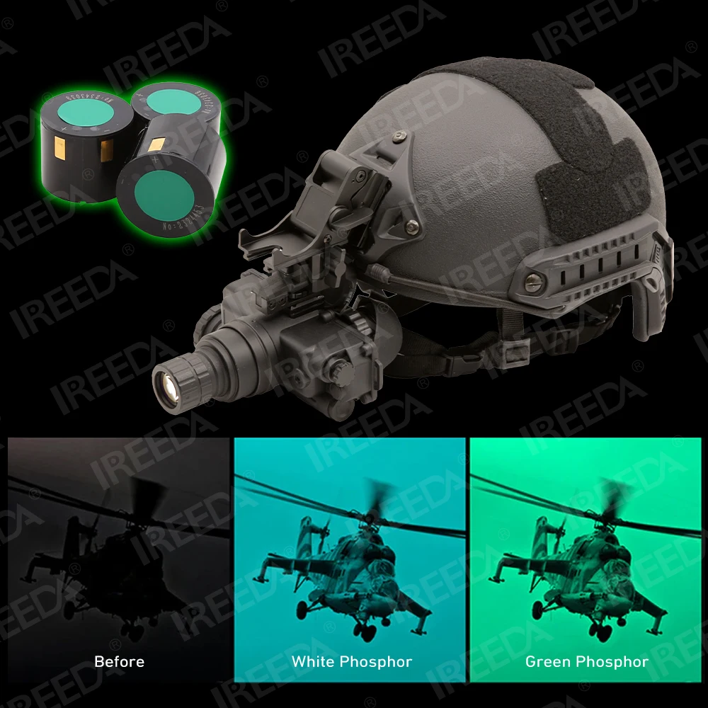 

IREEDA Индивидуальное автоматическое управление воротами, зелено-белое IIT, крепление на голову PVS7, оборудование ночного видения при слабом освещении