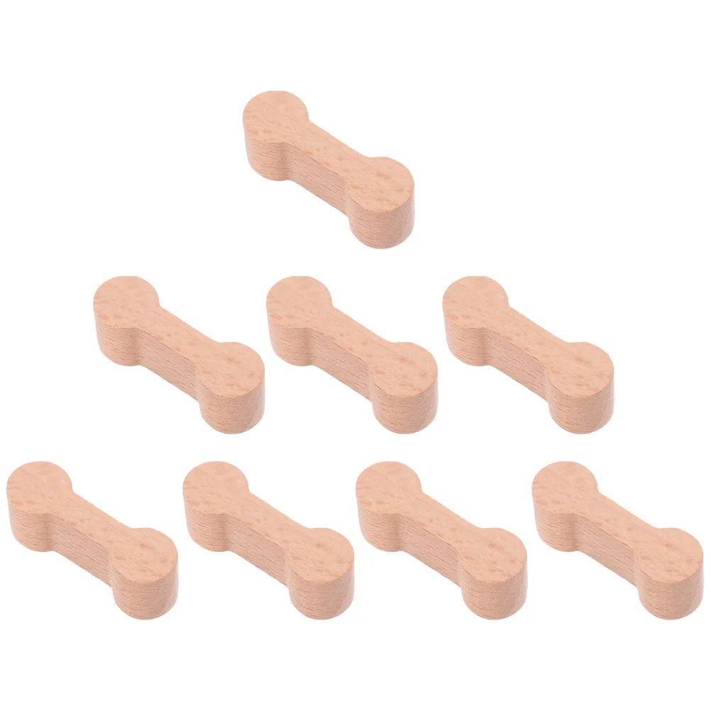 

8Pcs Wooden Train Track Connector Set for Kids Creative DIY Railway Layout Building Enhances Hand Eye Coordination Imagination