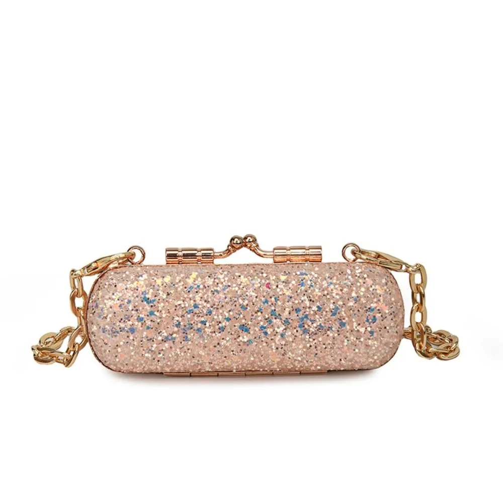 

Французская вечерняя сумка-клатч с блестками, элегантная сумка-кроссбоди, мини-сумка через плечо, сумка для хранения помады, свадебная.