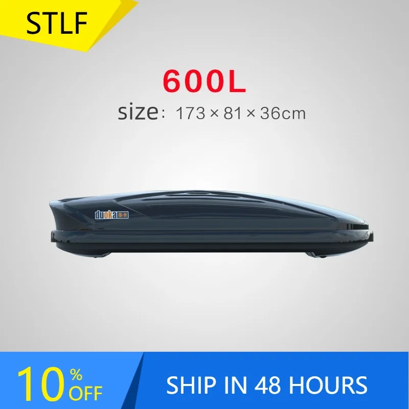 

STLFSpecial 600L Roof-Top Cargo Box Universal Car Roof Box for Sedans for Ski Boards