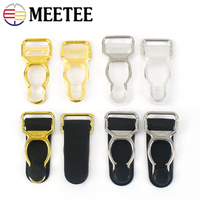 30Pc Adjust Buckle 10-18mm Sexy Leg Garter Belt Sock Clip Clasp Bra Underwear Corset Suspender Strap End Hook Sewing Accessories