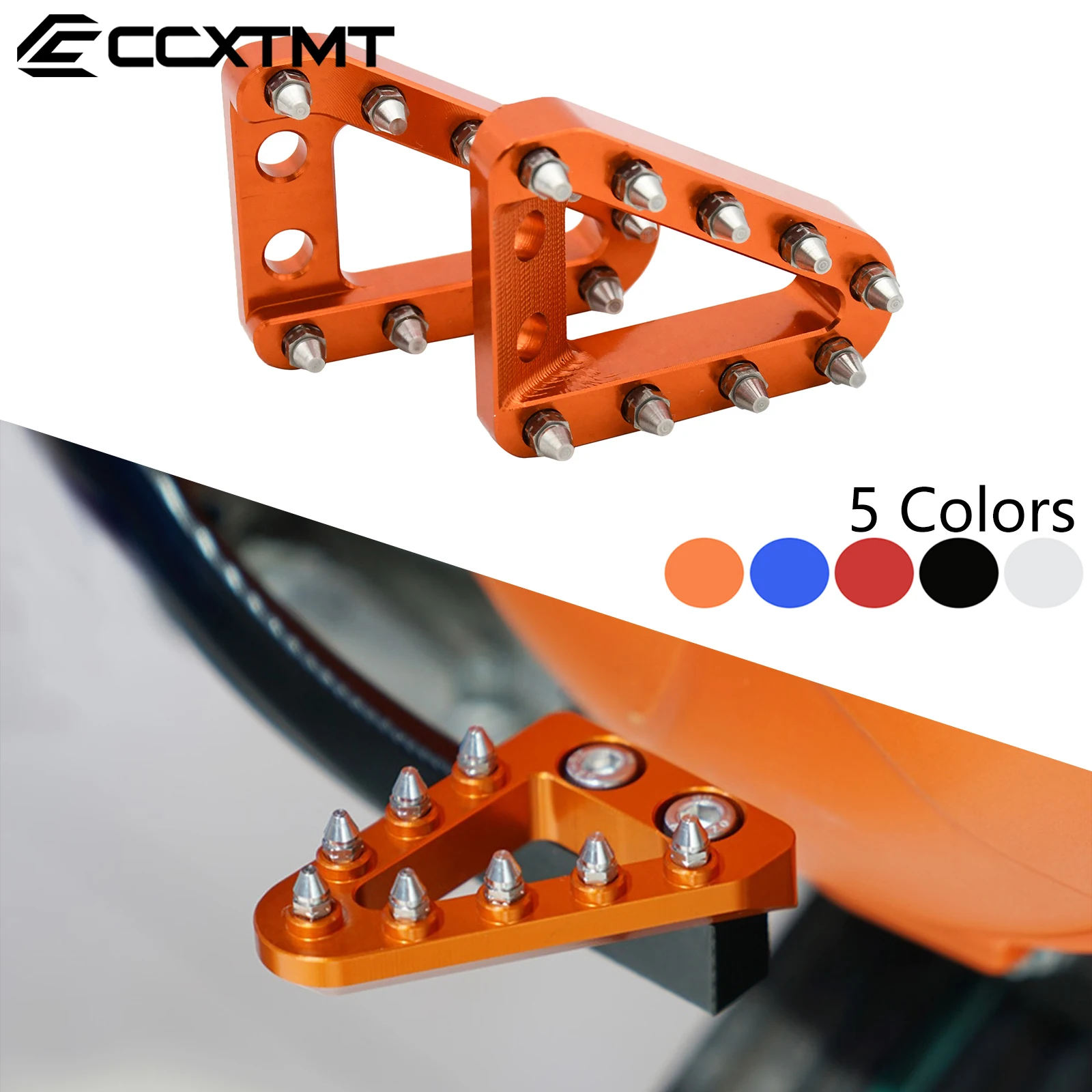 For Husqvarna TC TE FC FE For KTM XC XCF XCW XCFW EXC EXCF SX SXF 125-530 2008-2023 Motocross Rear Brake Pedal Step Plate Tip