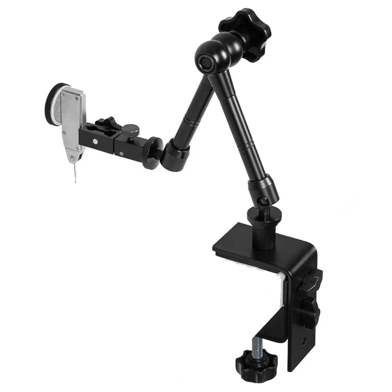 

Сверхмощная основа для крепления на верстаке из алюминия и АБС-пластика для испытания на циферблат и рычаг-многофункциональная универсальная подставка для циферблатного индикатора