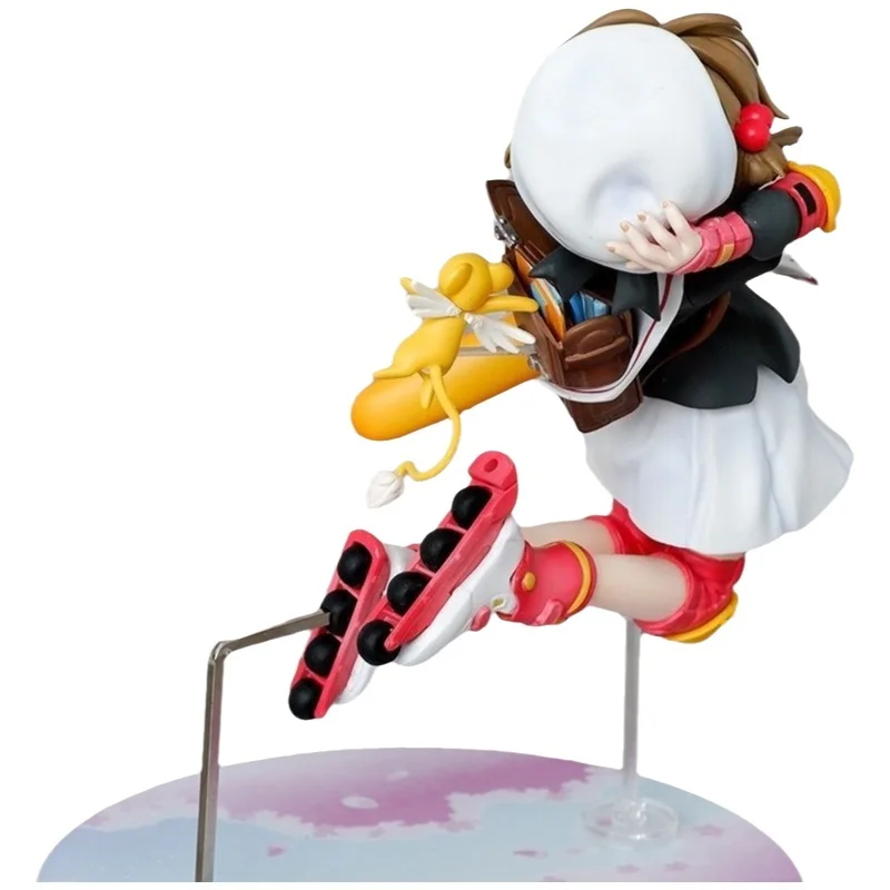 Cardcaptor 사쿠라 20cm (8 ") 애니메이션 피규어 Bishoujo Pvc 액션 피규어 모델 트렌디 데스크 장식 Collectible Birthday Toys Gifts