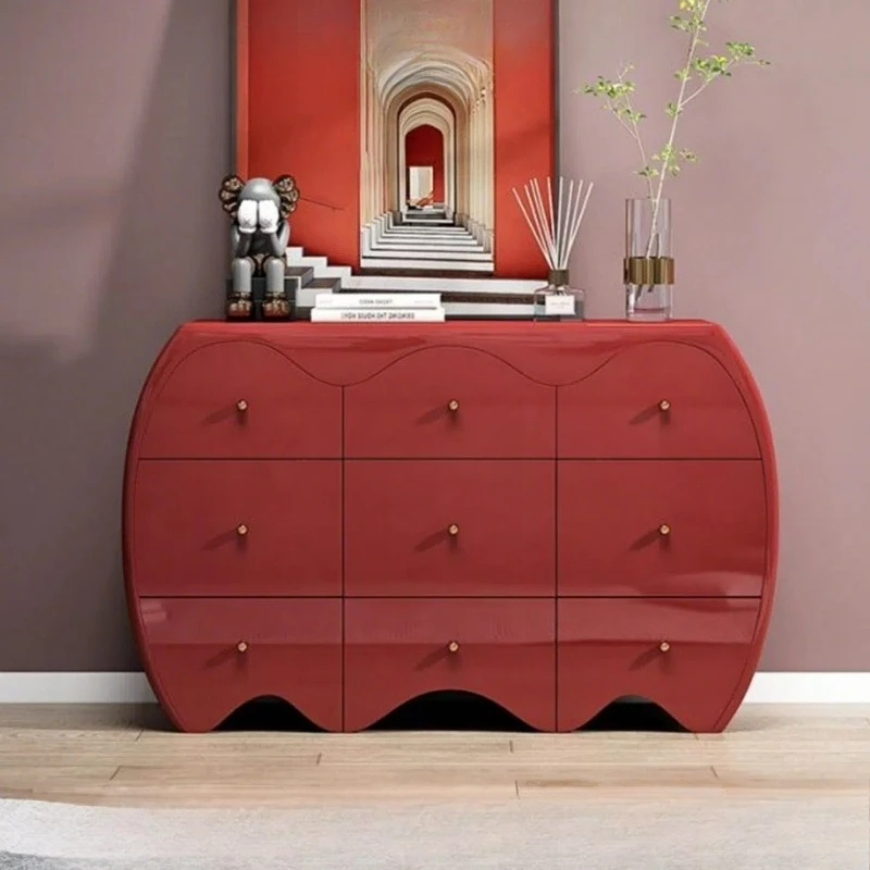 

modern minimalist sideboard, fully integrated storage cabinet, solid wood drawer cabinet, bedroom storage cabinet
