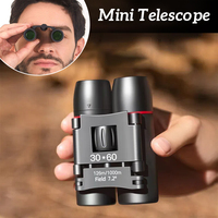 30X60 Compact Zoom Binoculars HD Powerful Mini Telescope for Hunting Sports Camping Tourism - Long Range Folding Optics