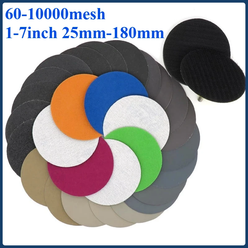 1-7 بوصة ورق صنفرة مائي مخملي 25-180 ملم طحن جاف طحن رطب 60-10000 شبكة طحن تلميع #1