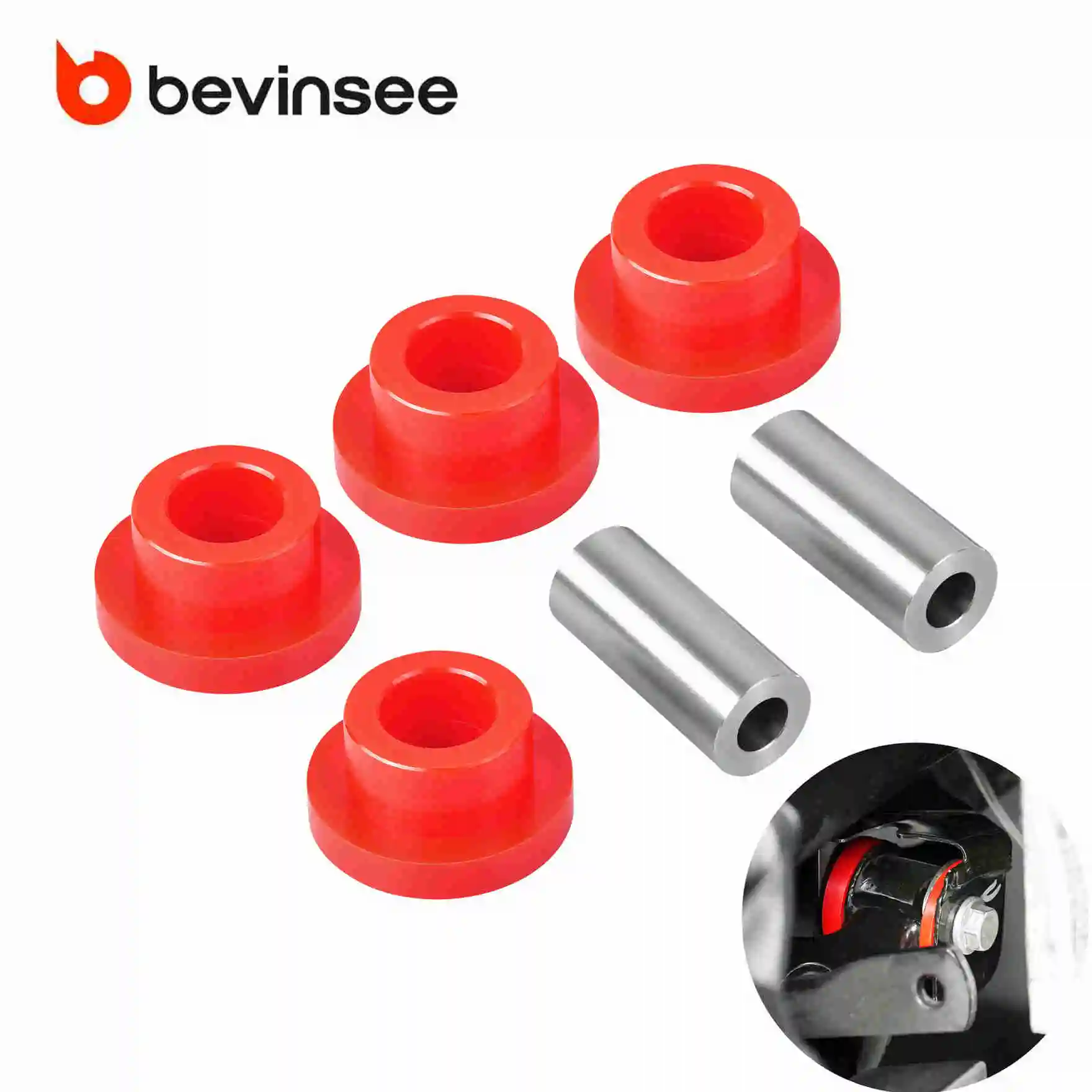 BEVINSEE Control Arm Front Bushings Poly For Audi A3 RS3 8V TT For VW For Golf 7 GTI R For Seat/Cupra Leon 5F For Skoda Octavia